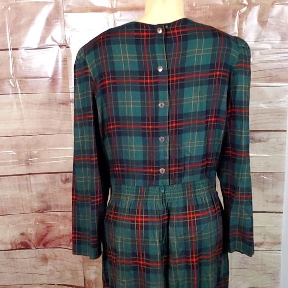 Authentic Vintage Tartan Dress Size XL - Picture 7 of 12